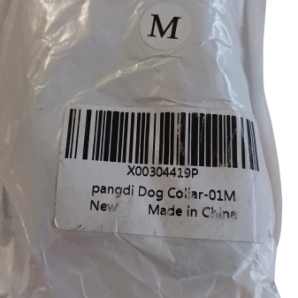 Medium Dog Collar By PANGDI Pet Clasp Adjustable Colorful Funky Artistic Print